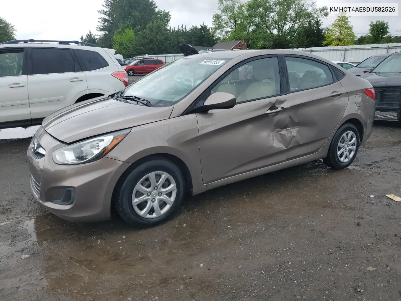 2013 Hyundai Accent Gls VIN: KMHCT4AE8DU582526 Lot: 54691555