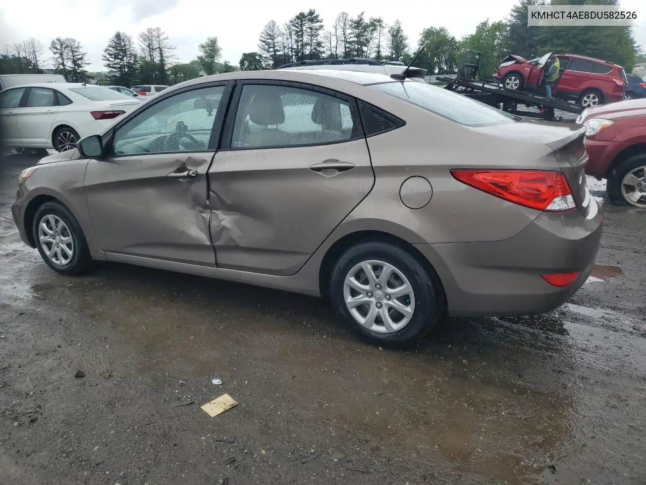 2013 Hyundai Accent Gls VIN: KMHCT4AE8DU582526 Lot: 54691555