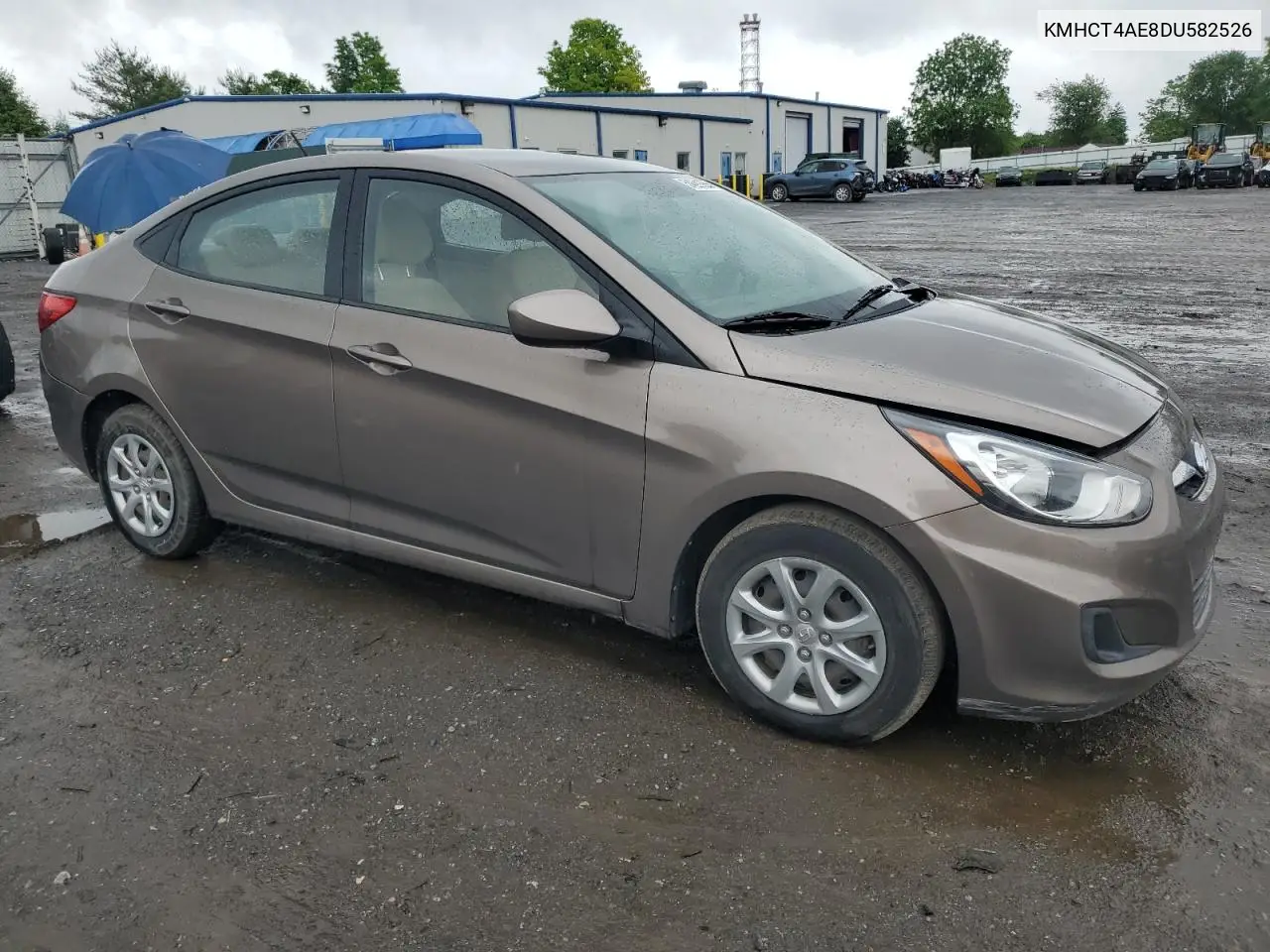 2013 Hyundai Accent Gls VIN: KMHCT4AE8DU582526 Lot: 54691555