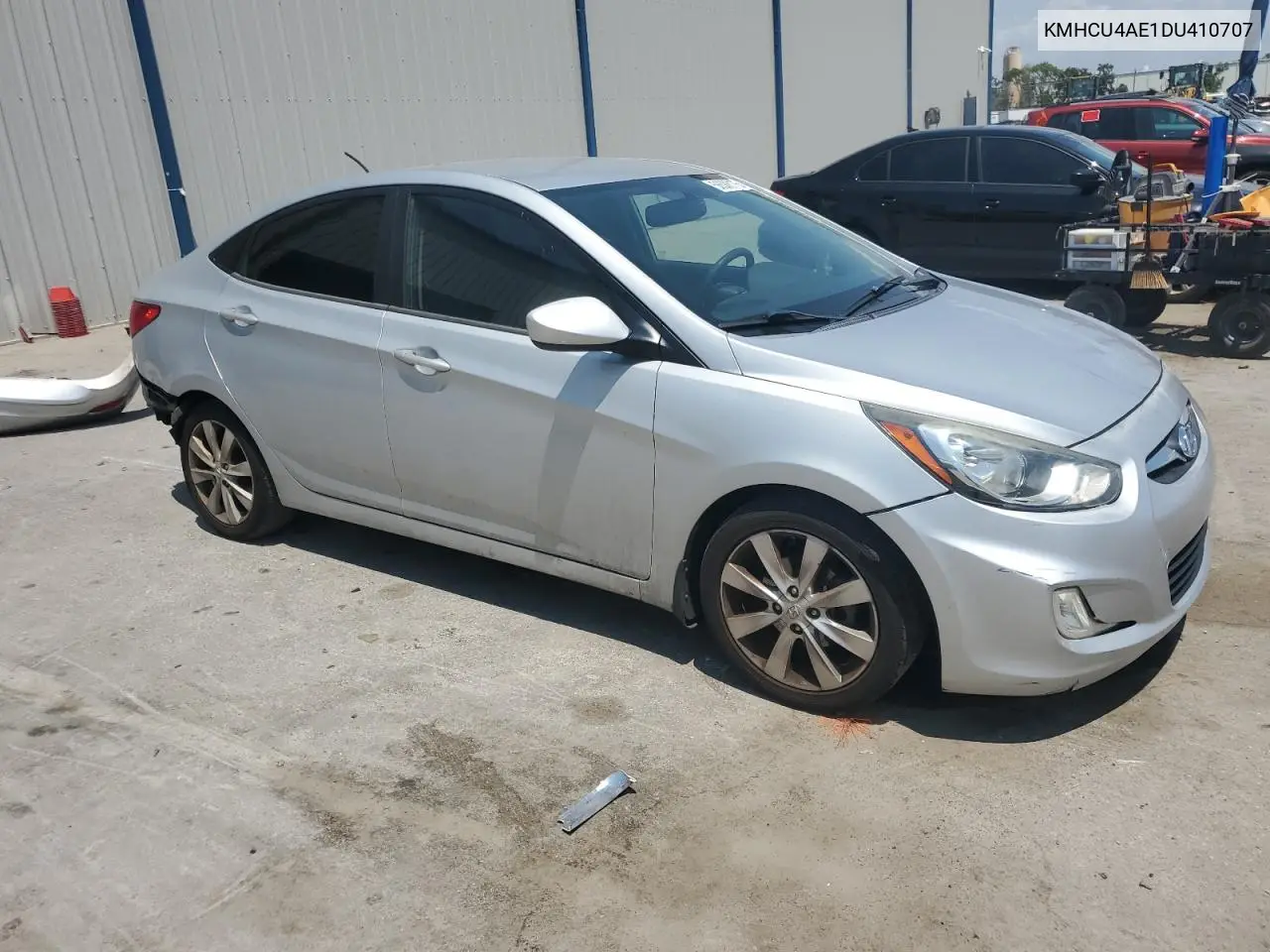 2013 Hyundai Accent Gls VIN: KMHCU4AE1DU410707 Lot: 56506175