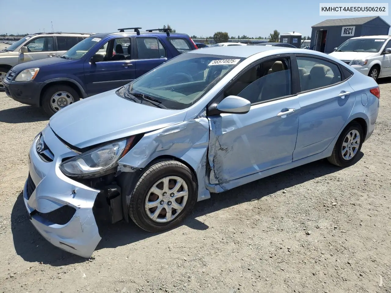 2013 Hyundai Accent Gls VIN: KMHCT4AE5DU506262 Lot: 56574925