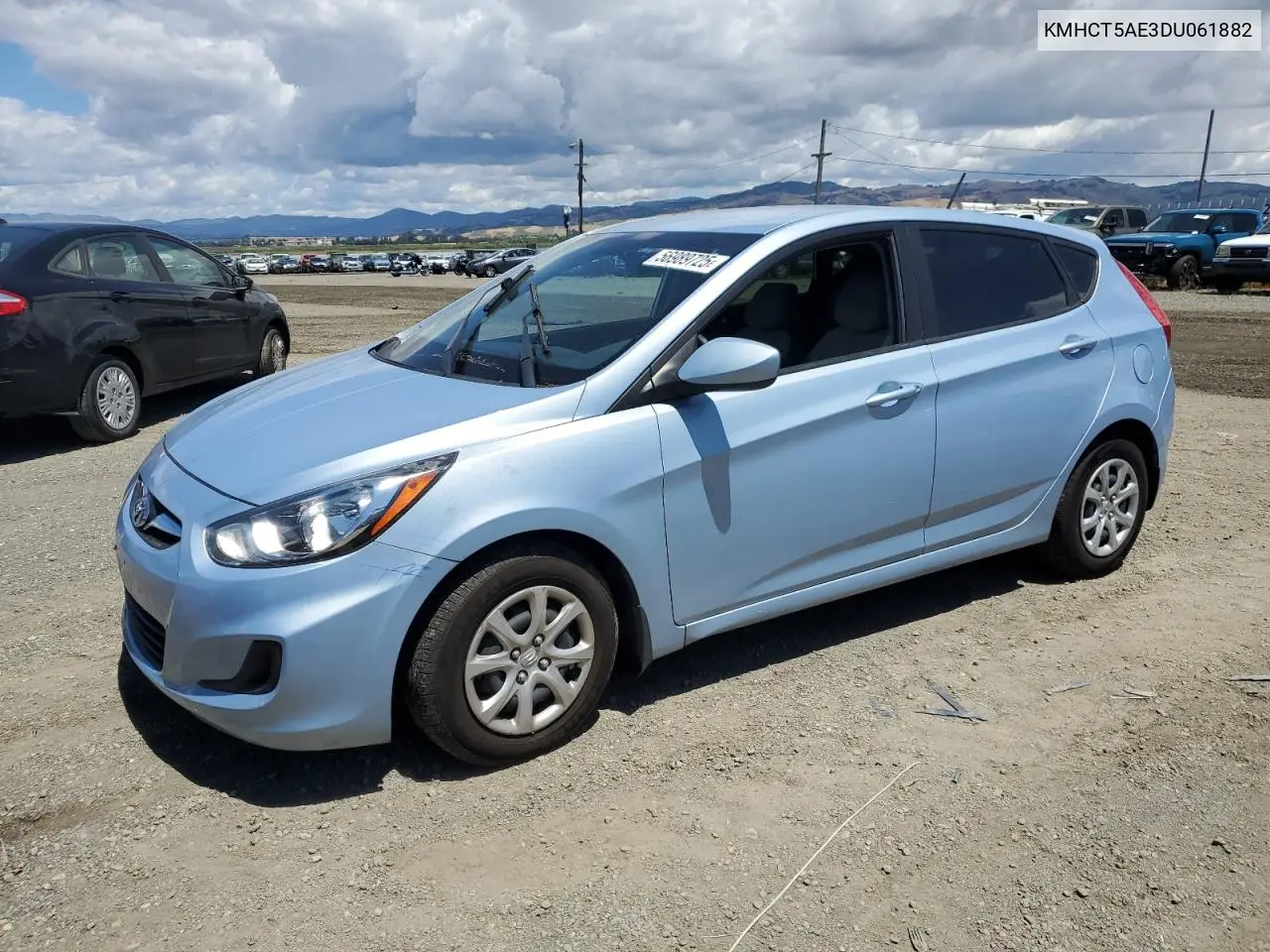 2013 Hyundai Accent Gls VIN: KMHCT5AE3DU061882 Lot: 56989725