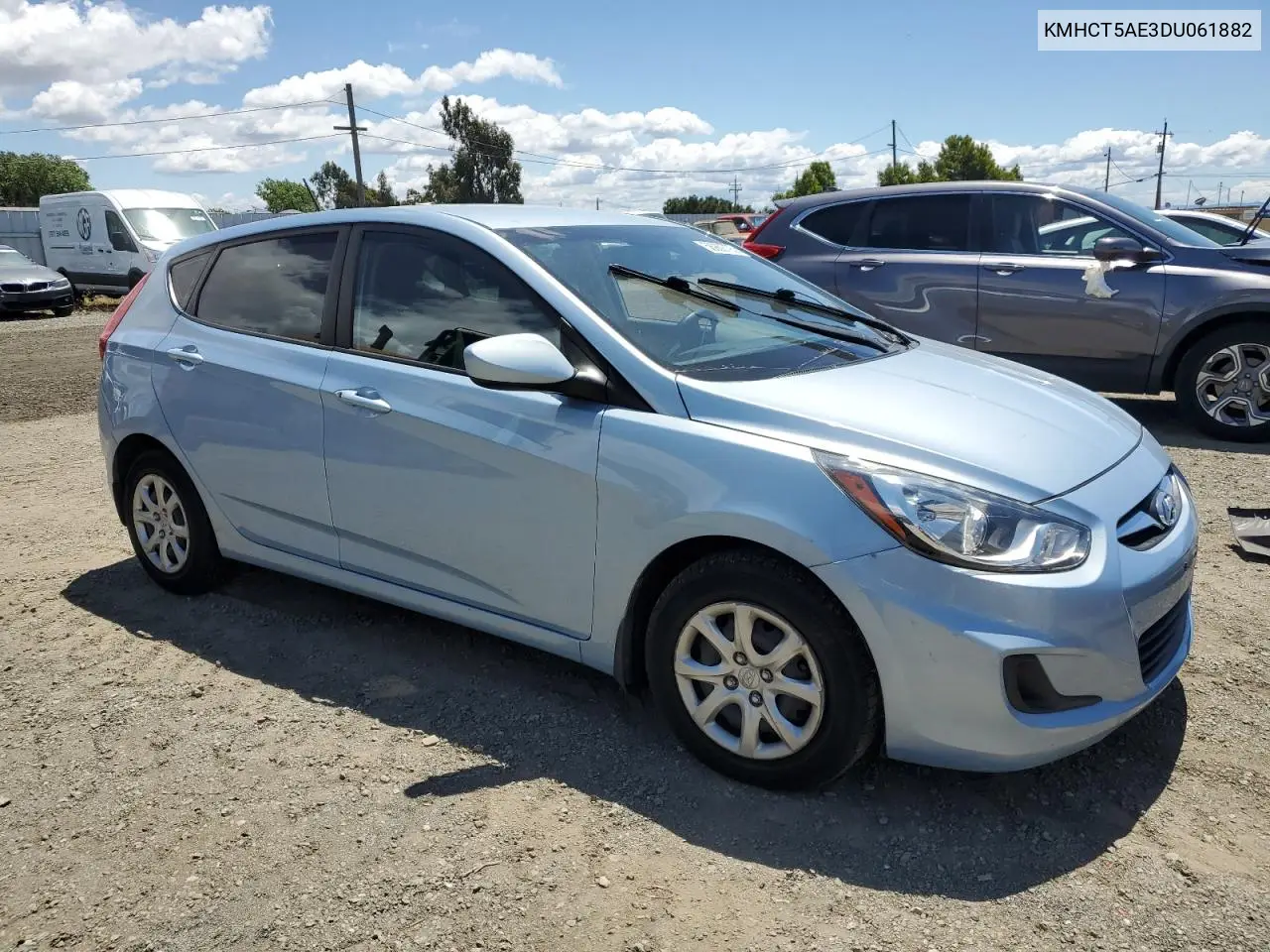 2013 Hyundai Accent Gls VIN: KMHCT5AE3DU061882 Lot: 56989725