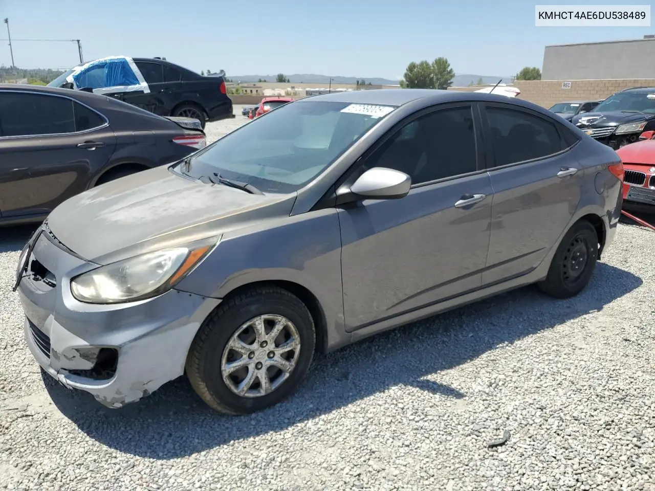 2013 Hyundai Accent Gls VIN: KMHCT4AE6DU538489 Lot: 57289005