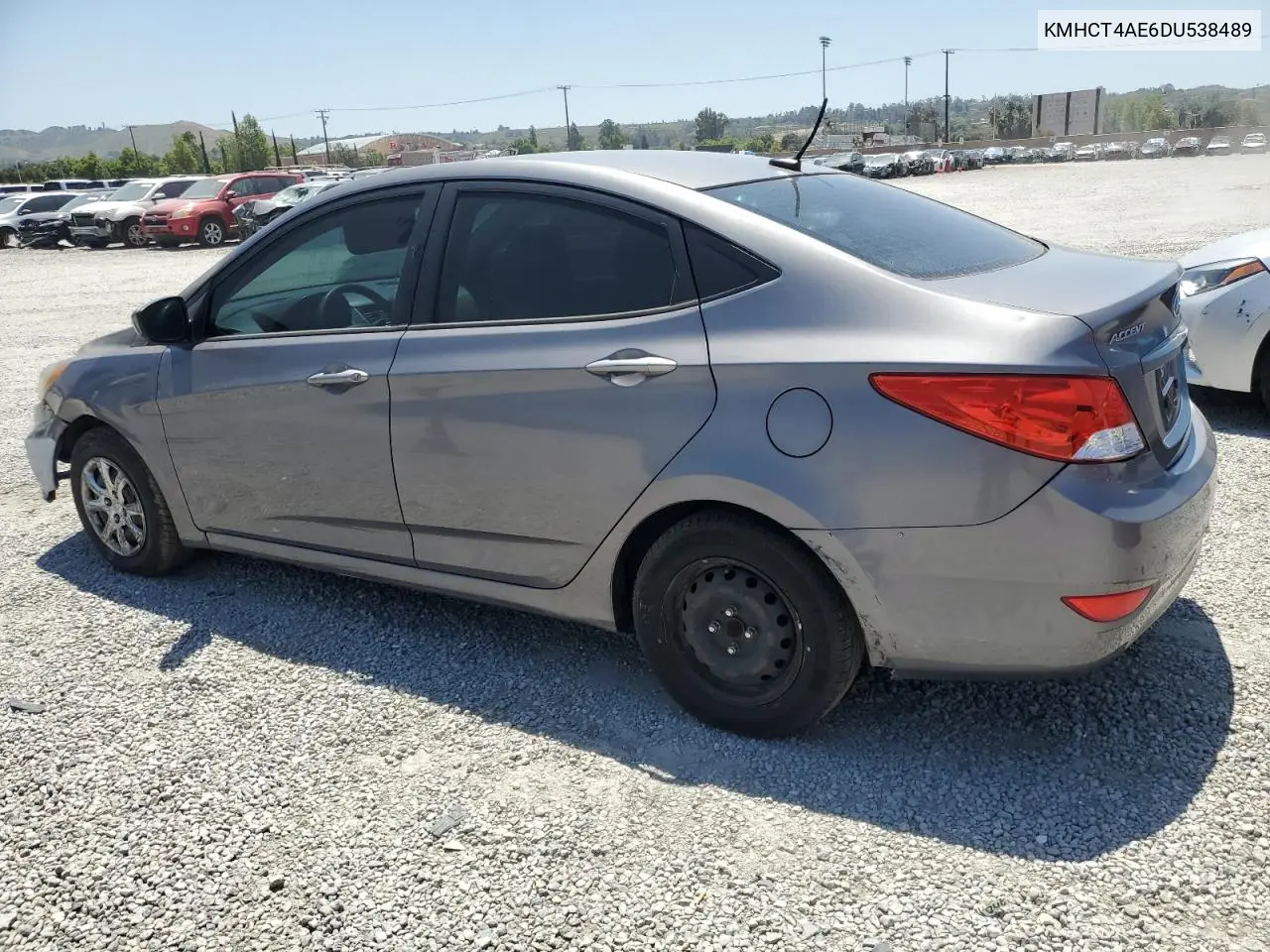 2013 Hyundai Accent Gls VIN: KMHCT4AE6DU538489 Lot: 57289005