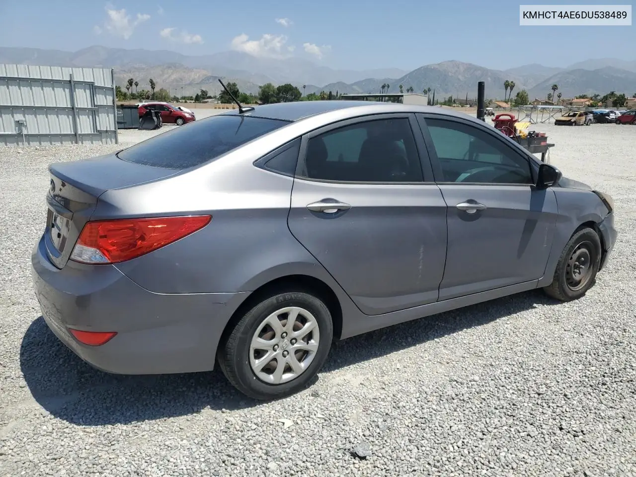 2013 Hyundai Accent Gls VIN: KMHCT4AE6DU538489 Lot: 57289005