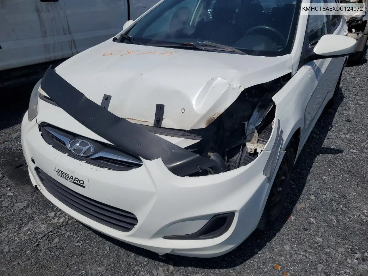 2013 Hyundai Accent Gls VIN: KMHCT5AEXDU124072 Lot: 60803225