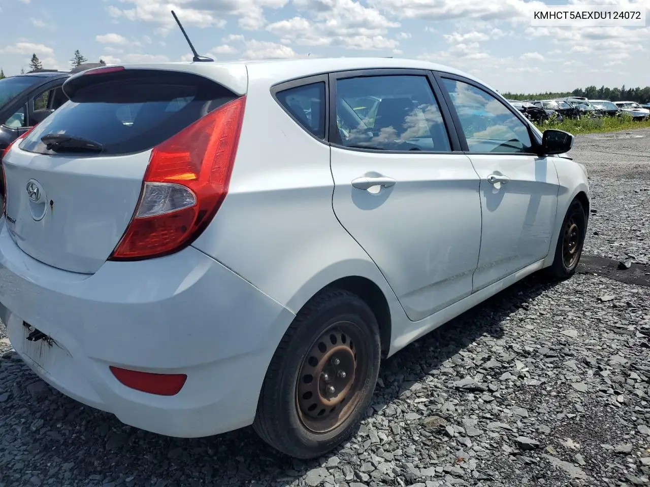 2013 Hyundai Accent Gls VIN: KMHCT5AEXDU124072 Lot: 60803225