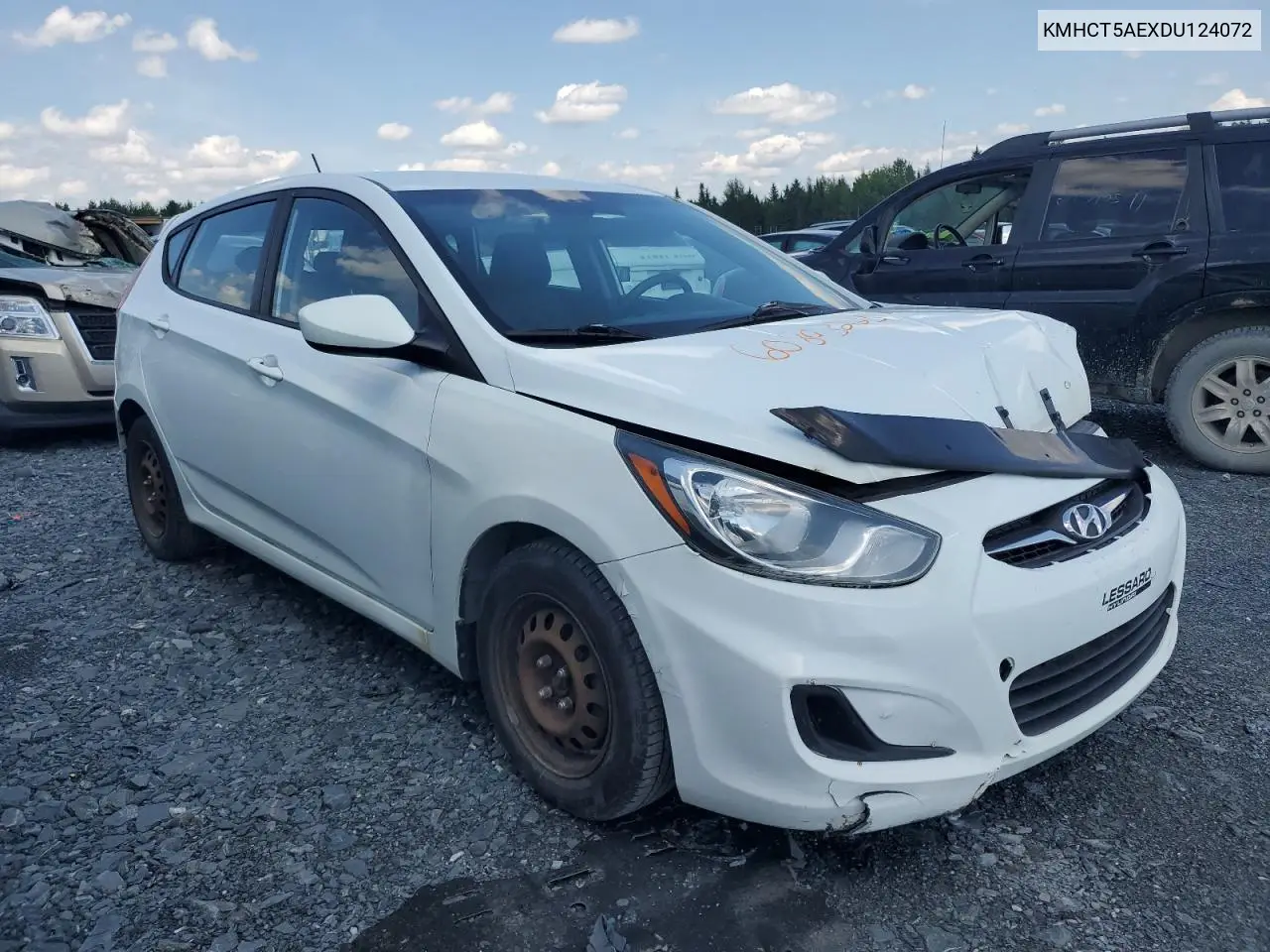 2013 Hyundai Accent Gls VIN: KMHCT5AEXDU124072 Lot: 60803225