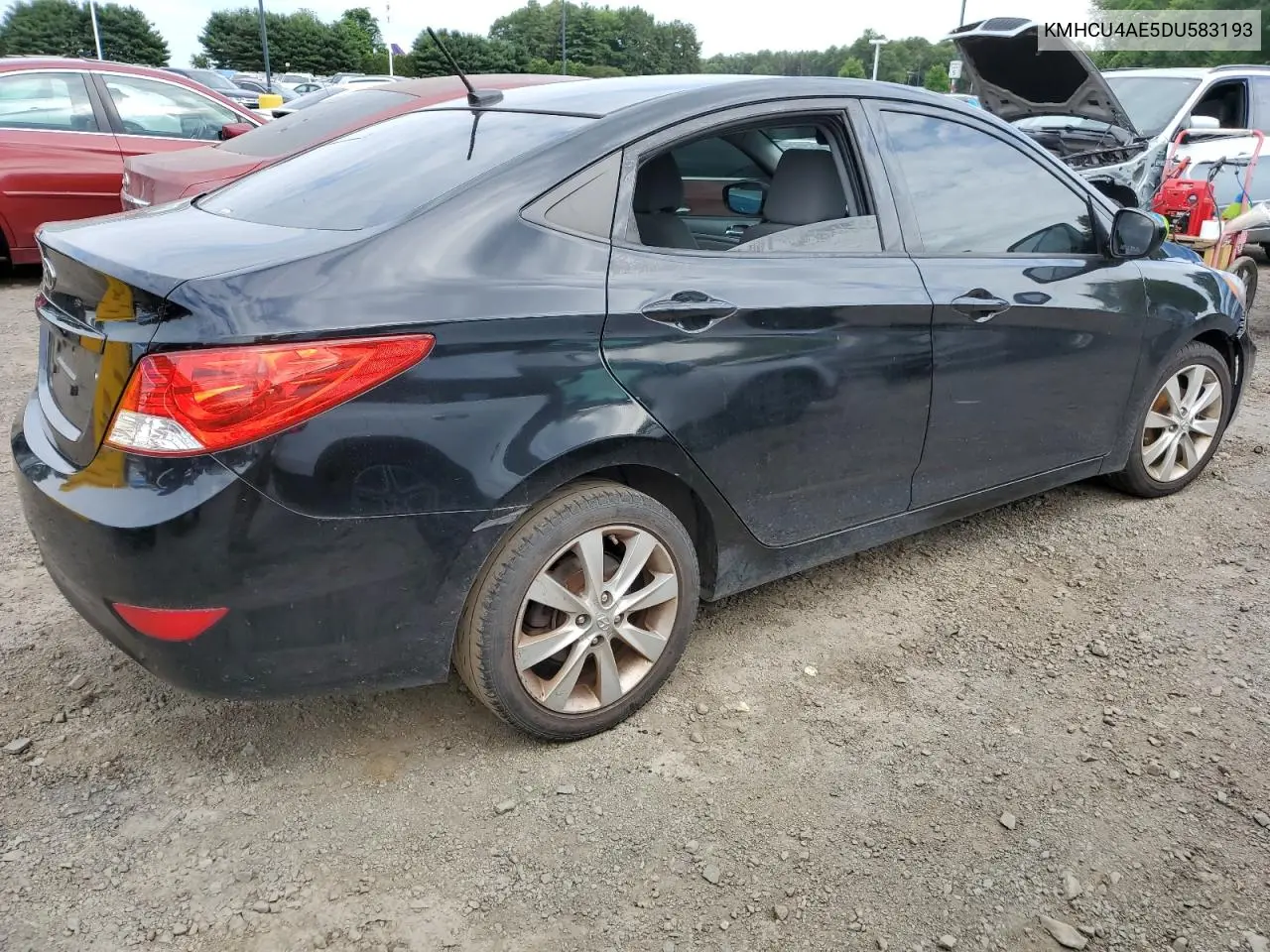 2013 Hyundai Accent Gls VIN: KMHCU4AE5DU583193 Lot: 61157095