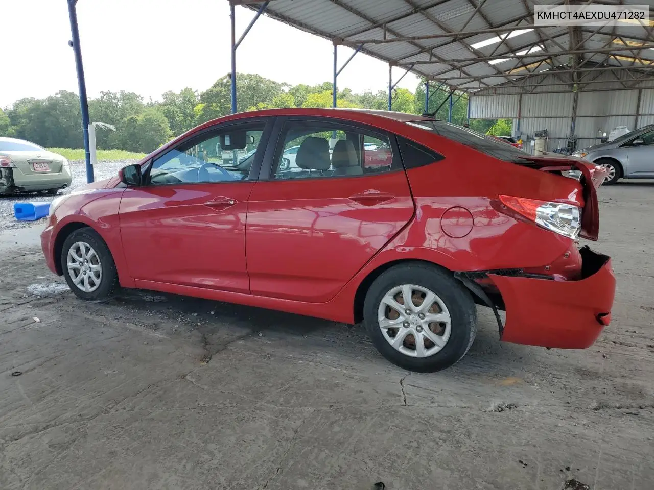2013 Hyundai Accent Gls VIN: KMHCT4AEXDU471282 Lot: 62487035