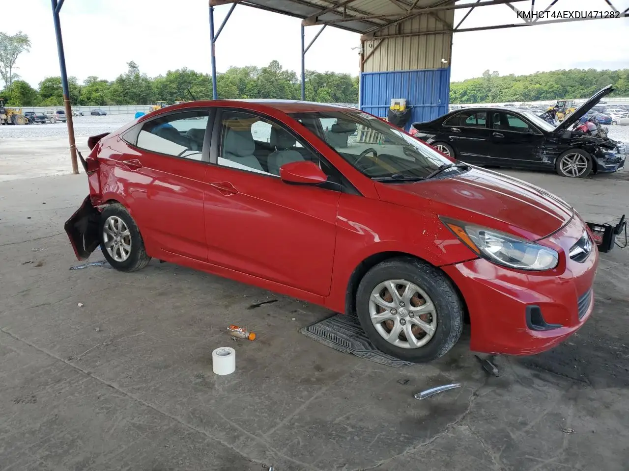2013 Hyundai Accent Gls VIN: KMHCT4AEXDU471282 Lot: 62487035