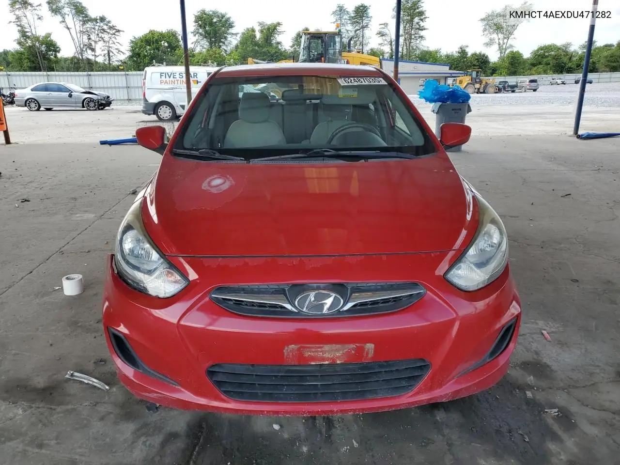 2013 Hyundai Accent Gls VIN: KMHCT4AEXDU471282 Lot: 62487035