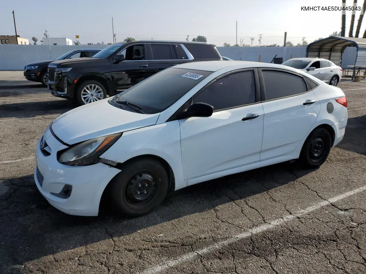 2013 Hyundai Accent Gls VIN: KMHCT4AE5DU445043 Lot: 62538095