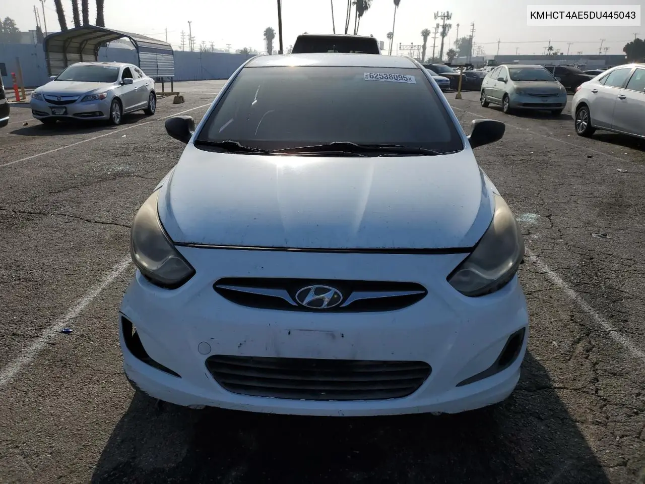 2013 Hyundai Accent Gls VIN: KMHCT4AE5DU445043 Lot: 62538095