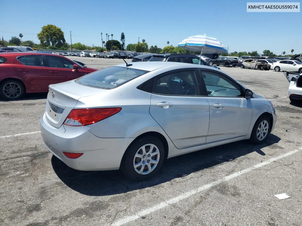 2013 Hyundai Accent Gls VIN: KMHCT4AE5DU559074 Lot: 63058295