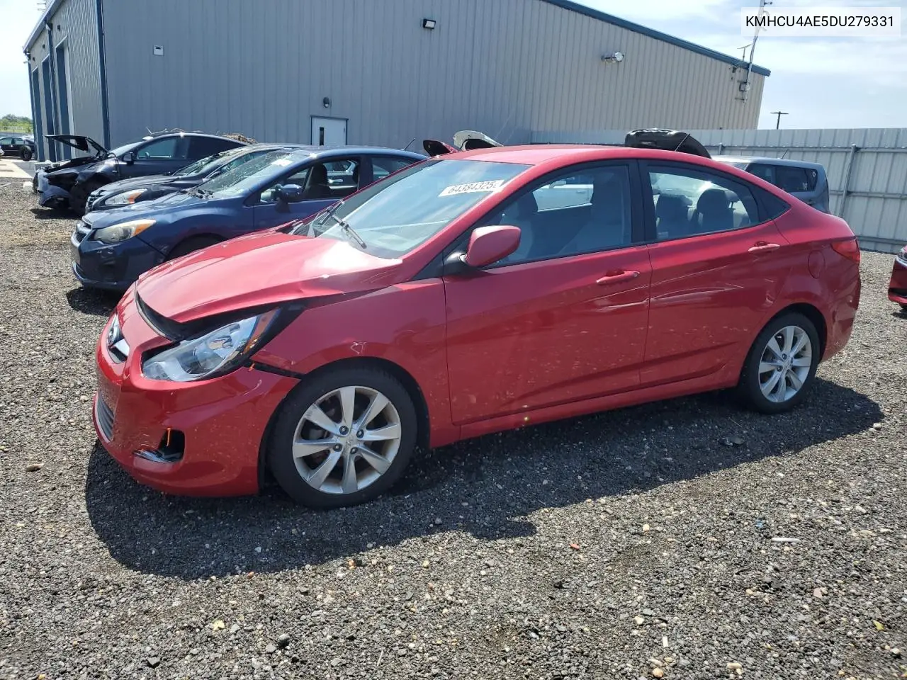 2013 Hyundai Accent Gls VIN: KMHCU4AE5DU279331 Lot: 64384325