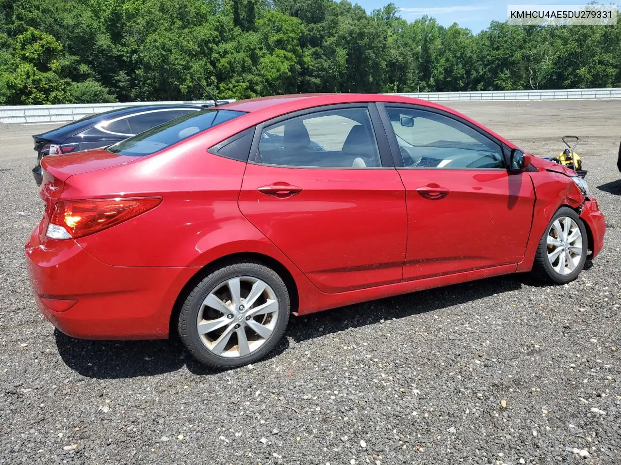 2013 Hyundai Accent Gls VIN: KMHCU4AE5DU279331 Lot: 64384325