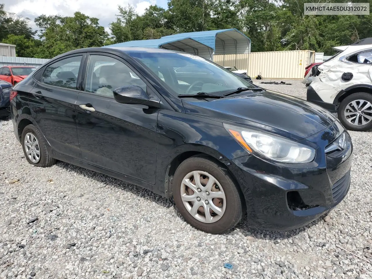 2013 Hyundai Accent Gls VIN: KMHCT4AE5DU312072 Lot: 64645675