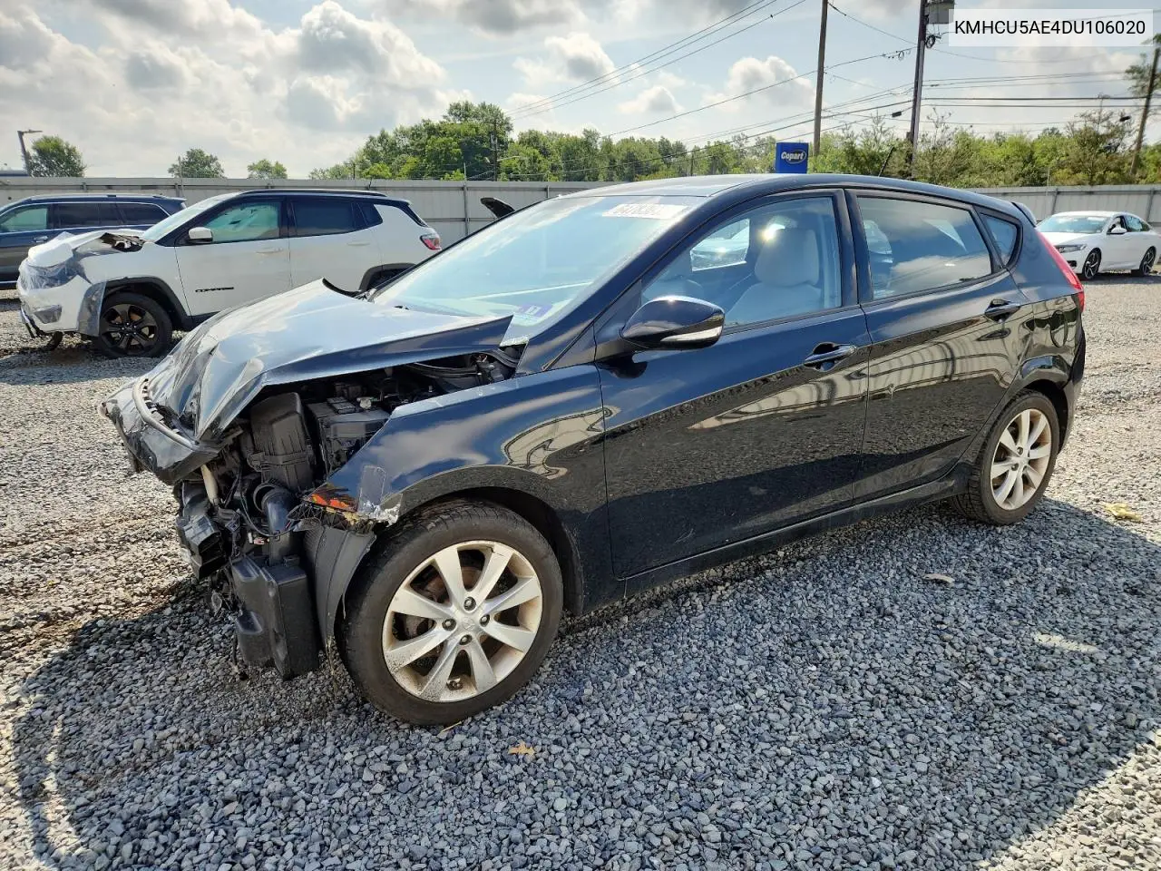 2013 Hyundai Accent Gls VIN: KMHCU5AE4DU106020 Lot: 64783035