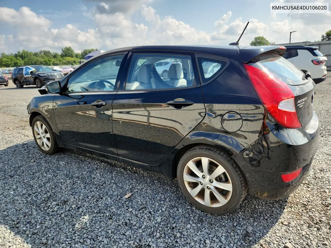 2013 Hyundai Accent Gls VIN: KMHCU5AE4DU106020 Lot: 64783035