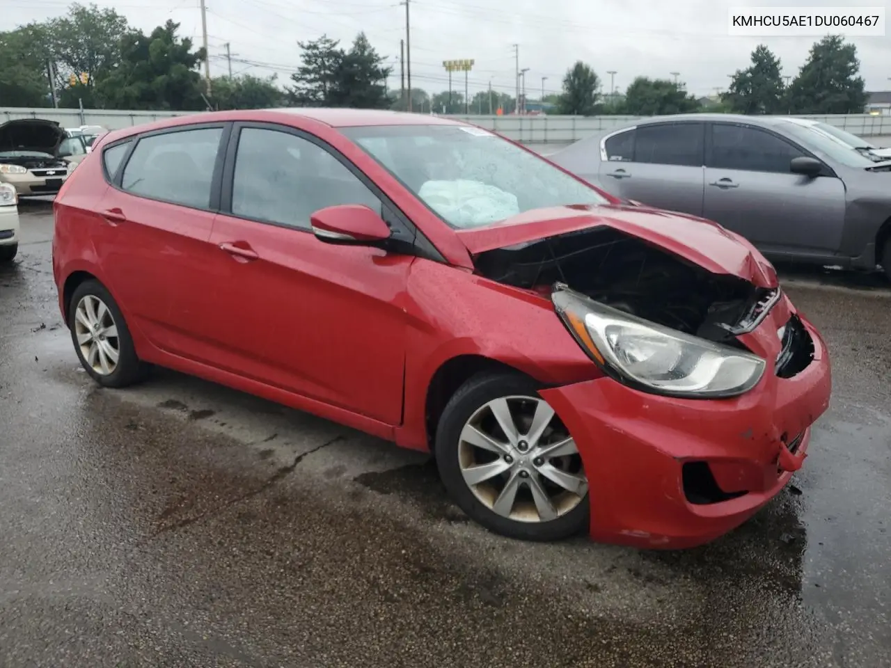2013 Hyundai Accent Gls VIN: KMHCU5AE1DU060467 Lot: 65022175