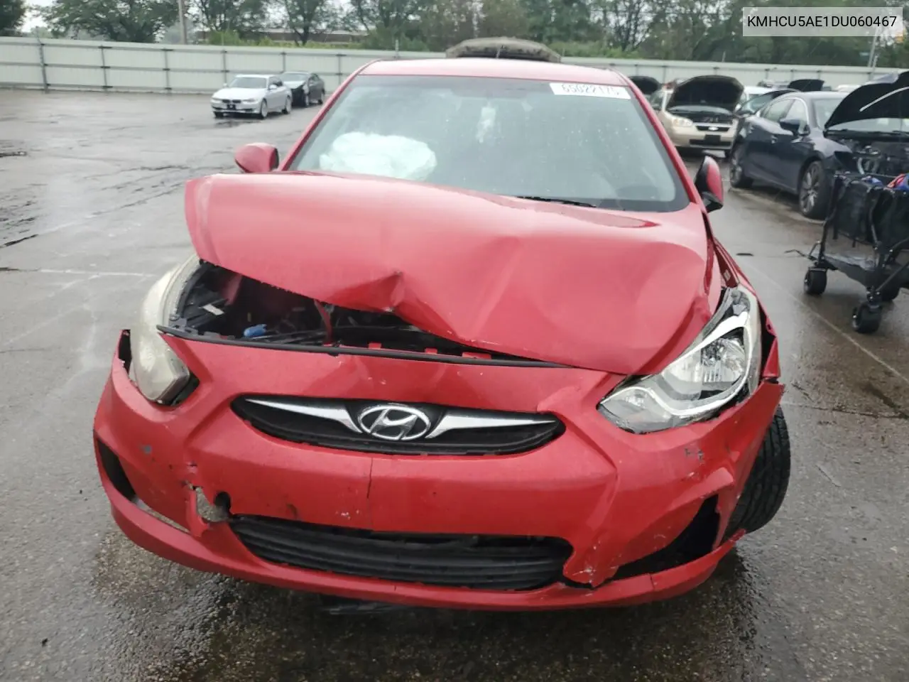 2013 Hyundai Accent Gls VIN: KMHCU5AE1DU060467 Lot: 65022175