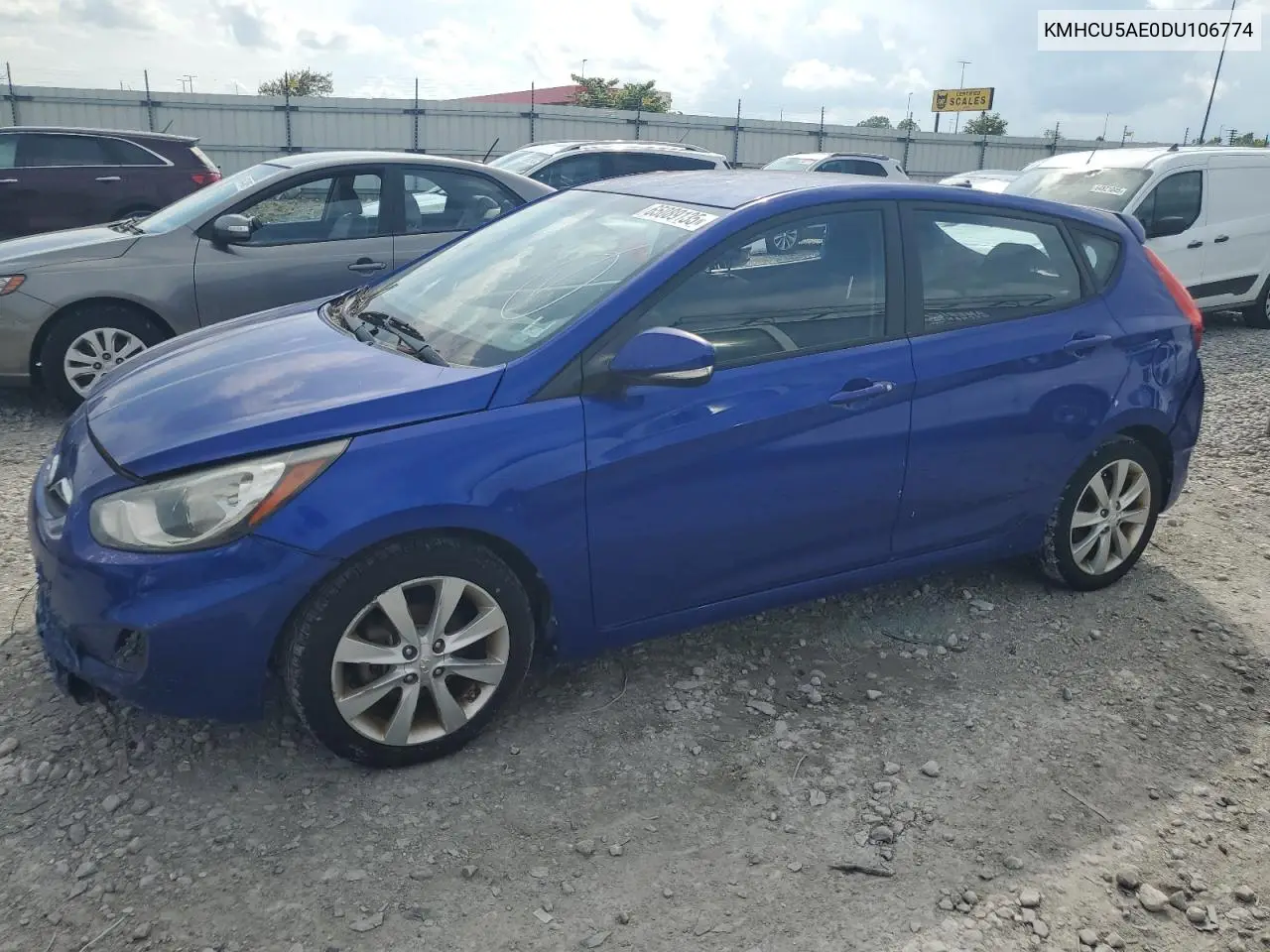 2013 Hyundai Accent Gls VIN: KMHCU5AE0DU106774 Lot: 65089135