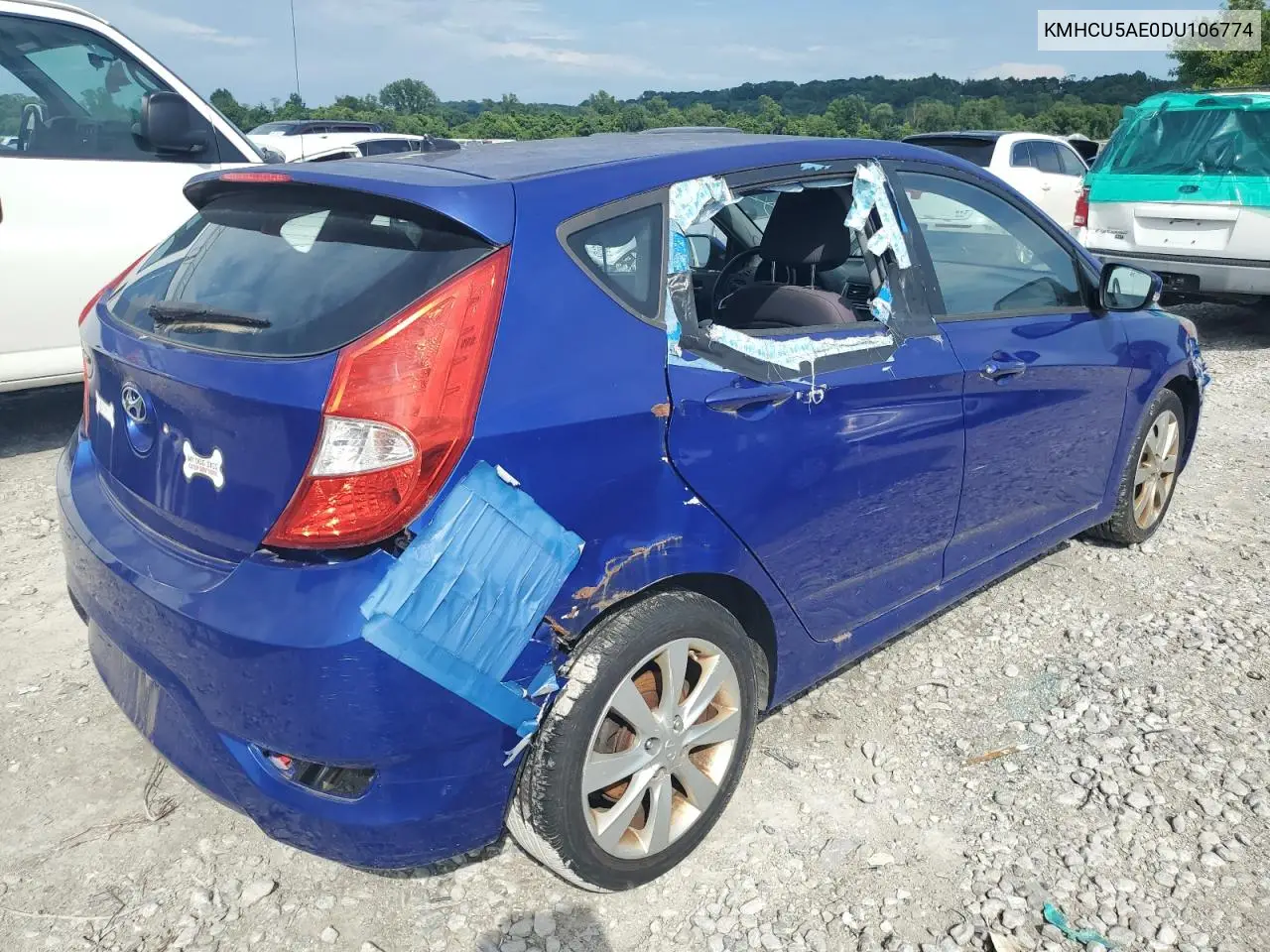 2013 Hyundai Accent Gls VIN: KMHCU5AE0DU106774 Lot: 65089135