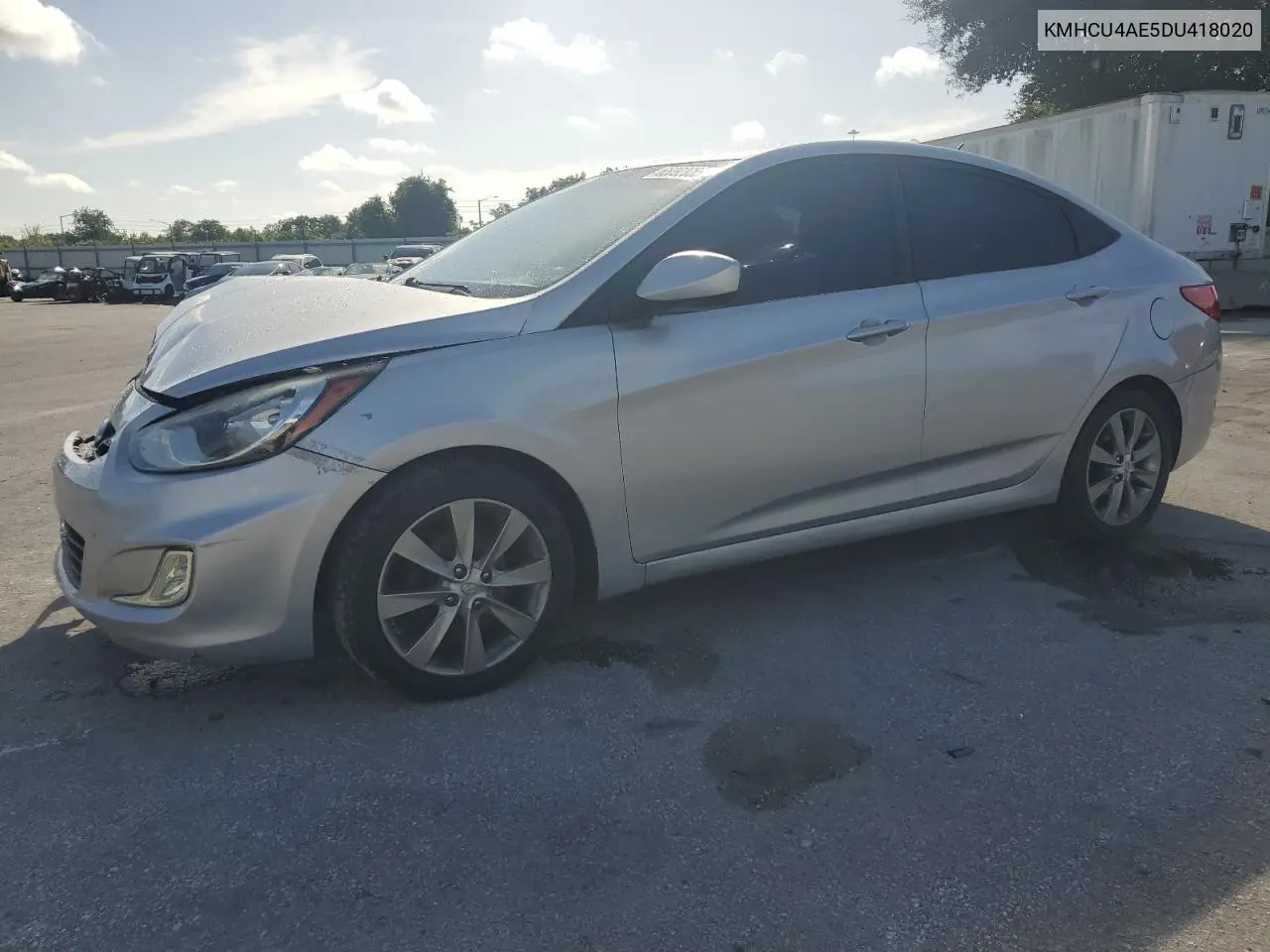 2013 Hyundai Accent Gls VIN: KMHCU4AE5DU418020 Lot: 65092055