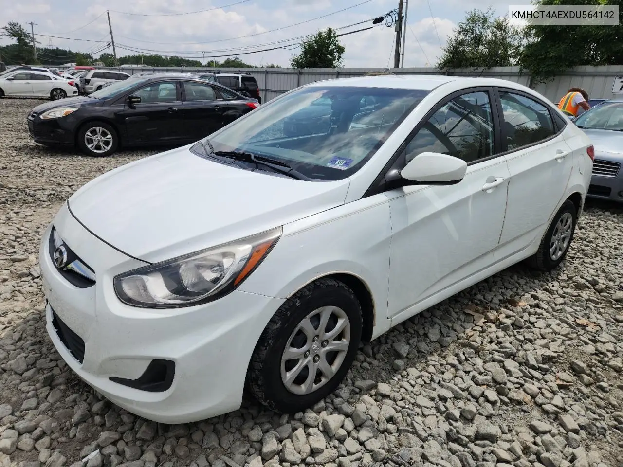 2013 Hyundai Accent Gls VIN: KMHCT4AEXDU564142 Lot: 65122985