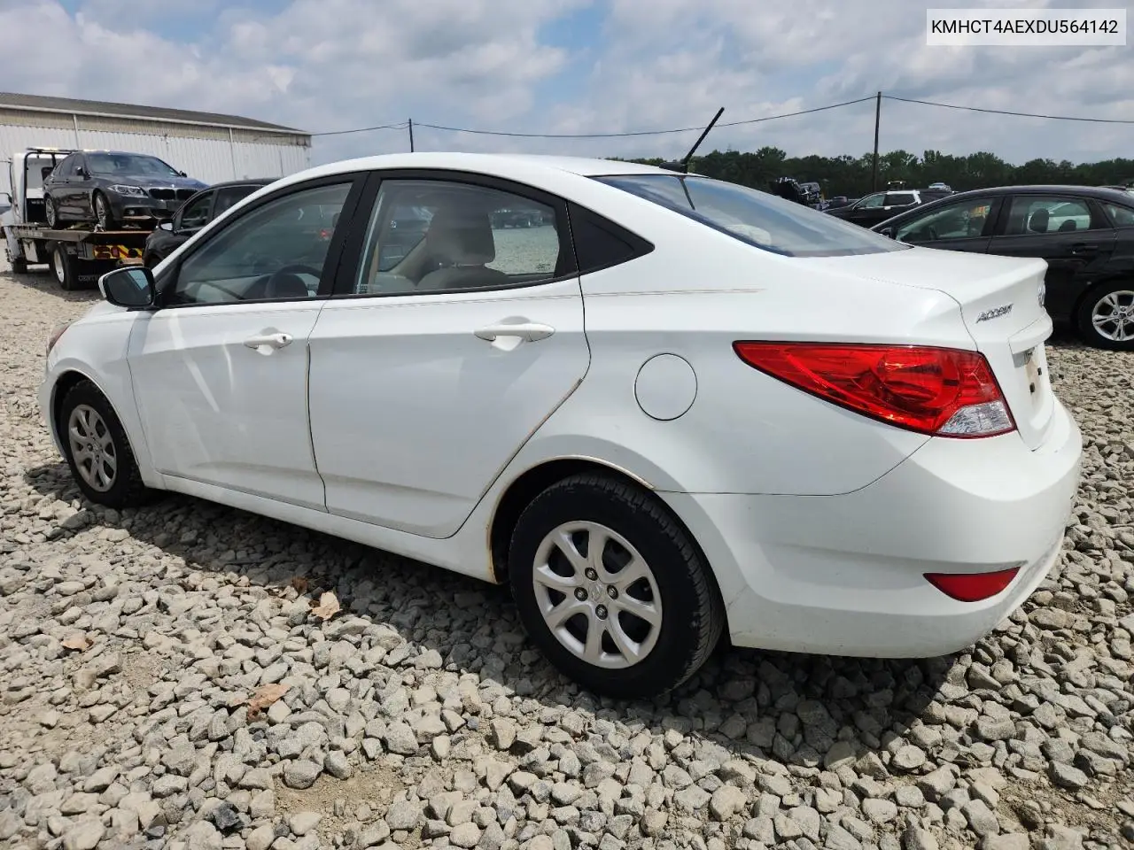 2013 Hyundai Accent Gls VIN: KMHCT4AEXDU564142 Lot: 65122985