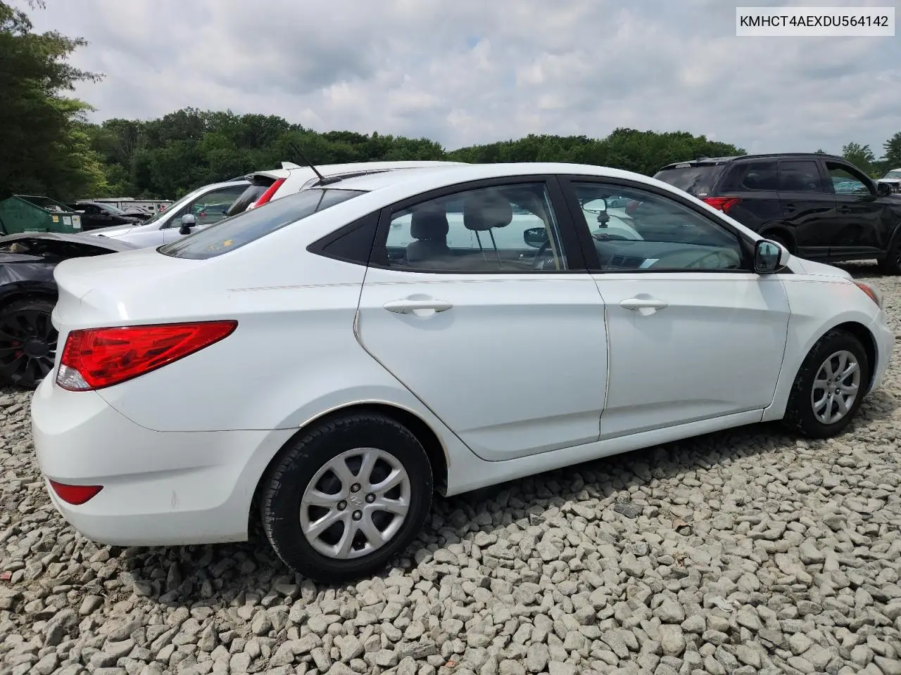 2013 Hyundai Accent Gls VIN: KMHCT4AEXDU564142 Lot: 65122985