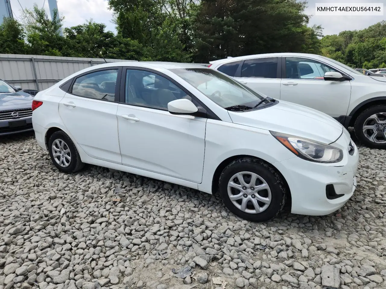 2013 Hyundai Accent Gls VIN: KMHCT4AEXDU564142 Lot: 65122985