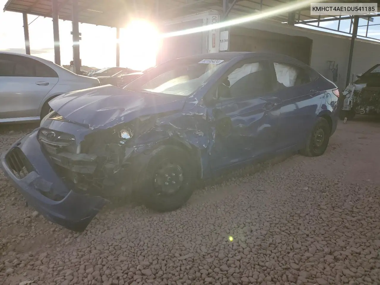 2013 Hyundai Accent Gls VIN: KMHCT4AE1DU541185 Lot: 82135424