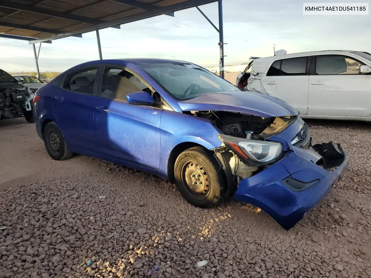 2013 Hyundai Accent Gls VIN: KMHCT4AE1DU541185 Lot: 82135424