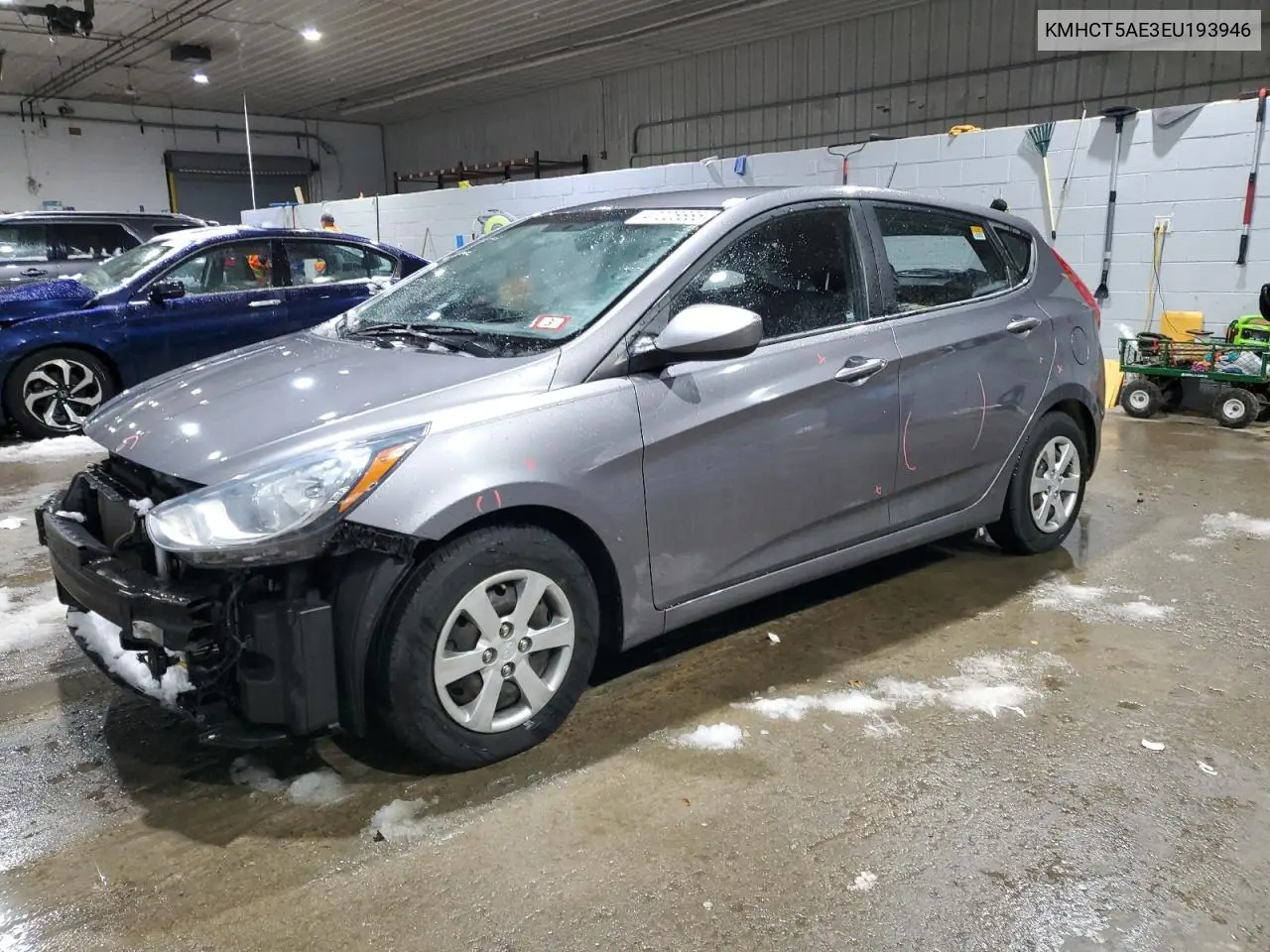 2014 Hyundai Accent Gls VIN: KMHCT5AE3EU193946 Lot: 47026665