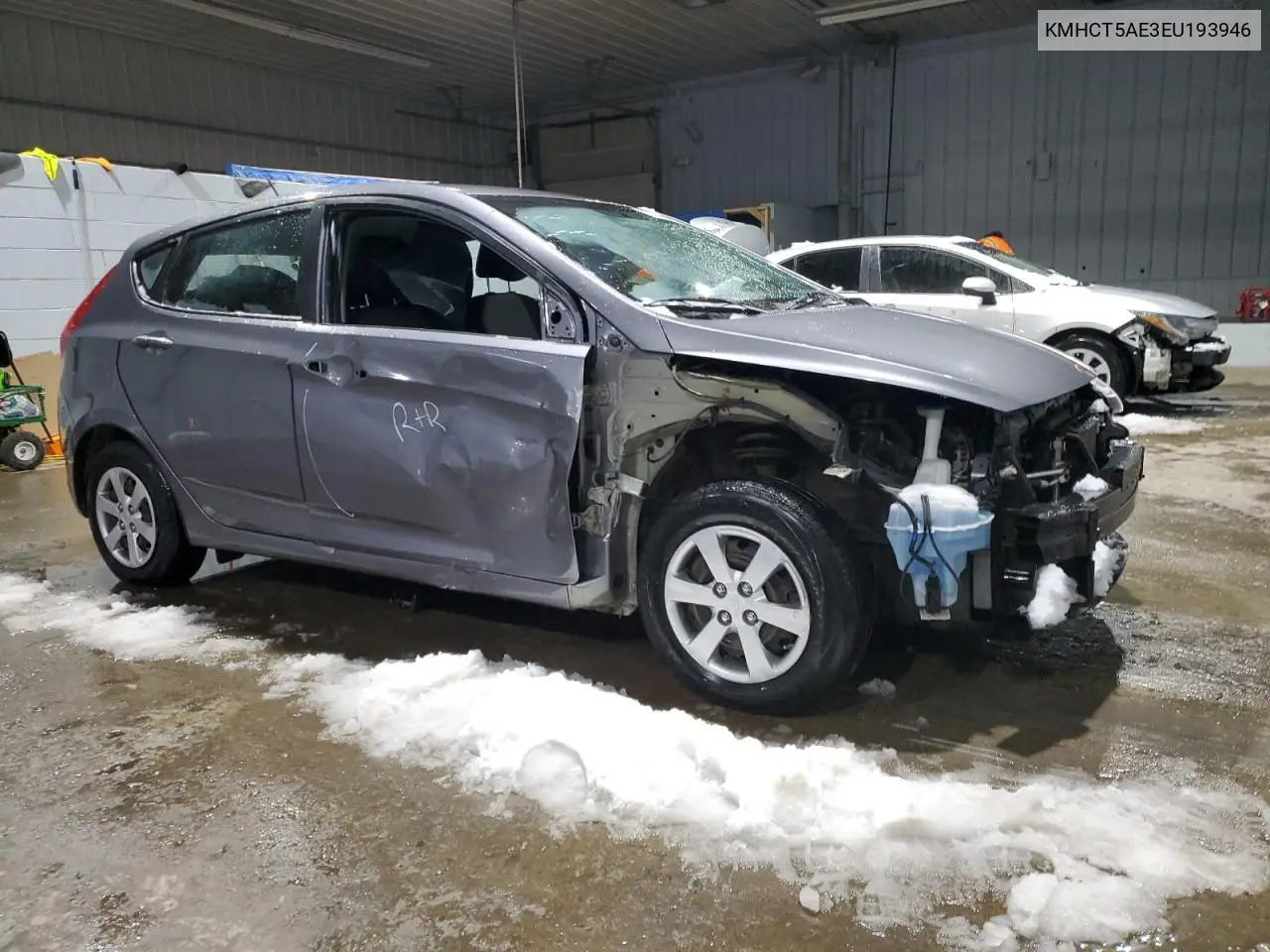 2014 Hyundai Accent Gls VIN: KMHCT5AE3EU193946 Lot: 47026665