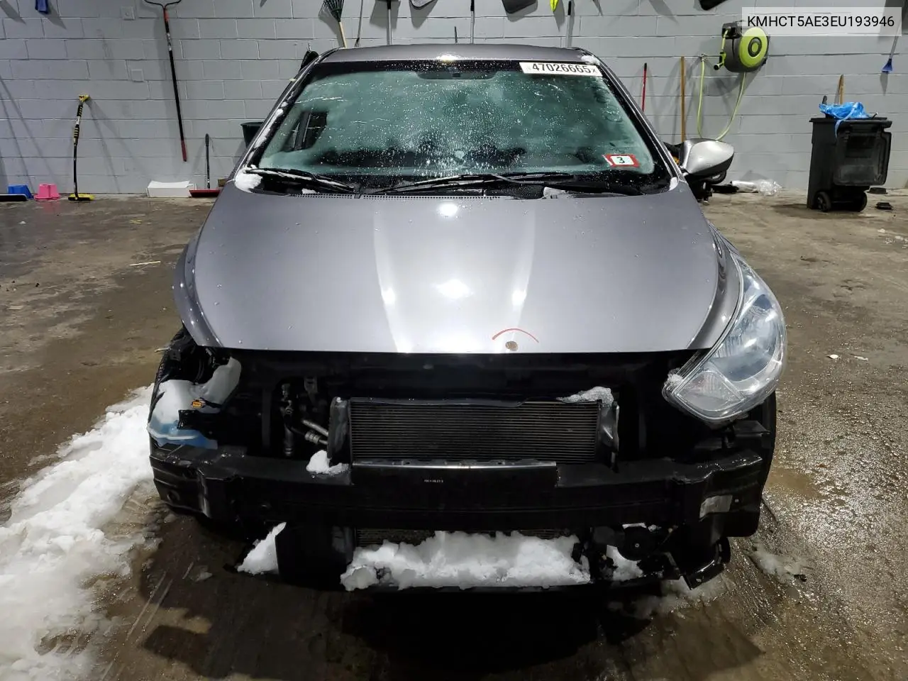 2014 Hyundai Accent Gls VIN: KMHCT5AE3EU193946 Lot: 47026665