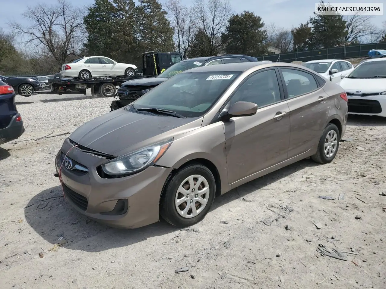 2014 Hyundai Accent Gls VIN: KMHCT4AE9EU643996 Lot: 49763725