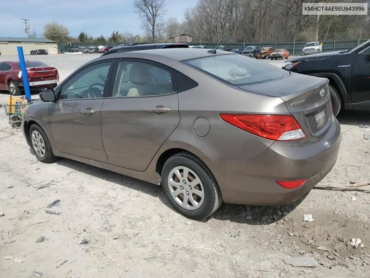 2014 Hyundai Accent Gls VIN: KMHCT4AE9EU643996 Lot: 49763725