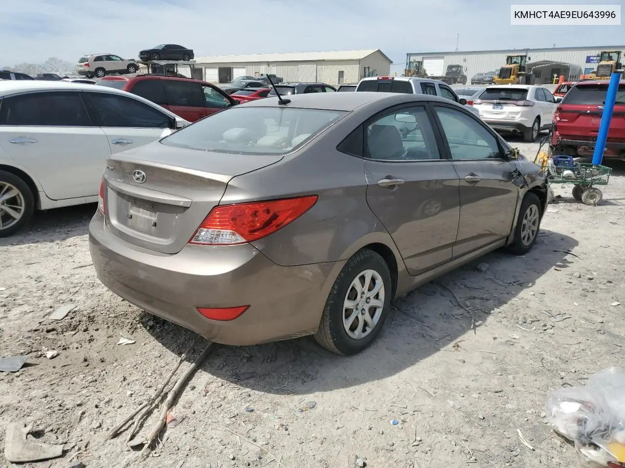 2014 Hyundai Accent Gls VIN: KMHCT4AE9EU643996 Lot: 49763725