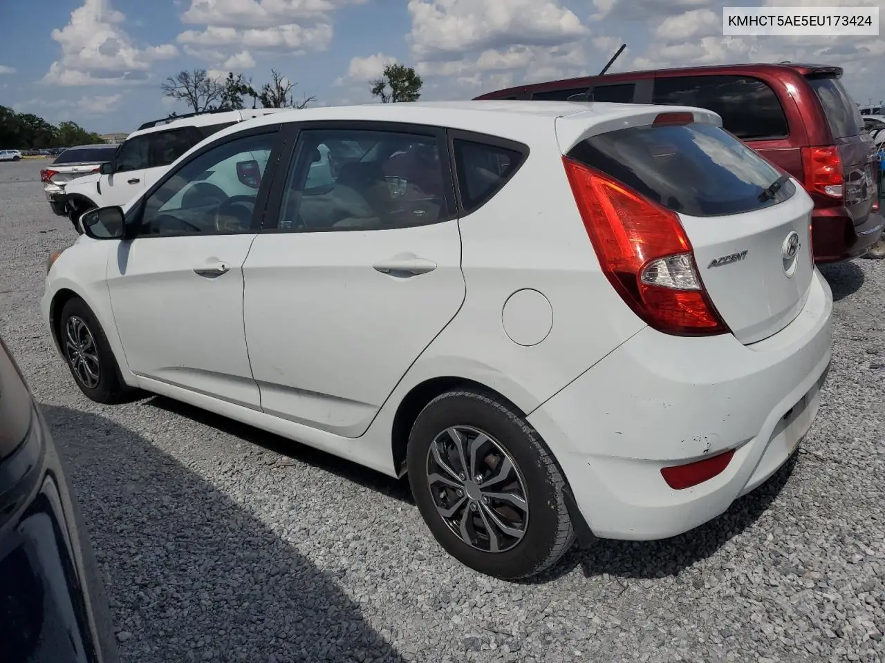 2014 Hyundai Accent Gls VIN: KMHCT5AE5EU173424 Lot: 51839555