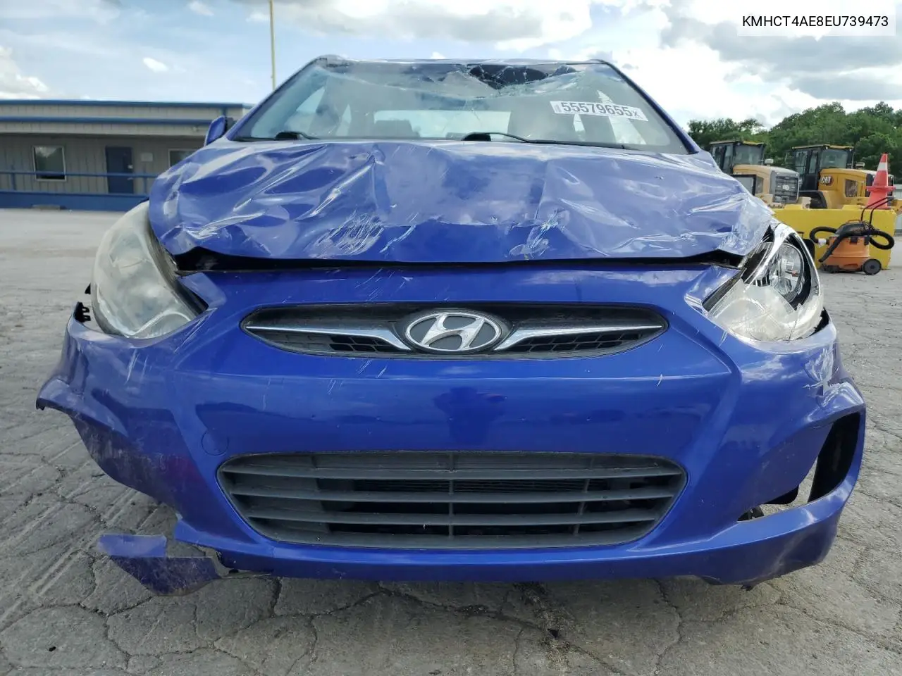 2014 Hyundai Accent Gls VIN: KMHCT4AE8EU739473 Lot: 55579655