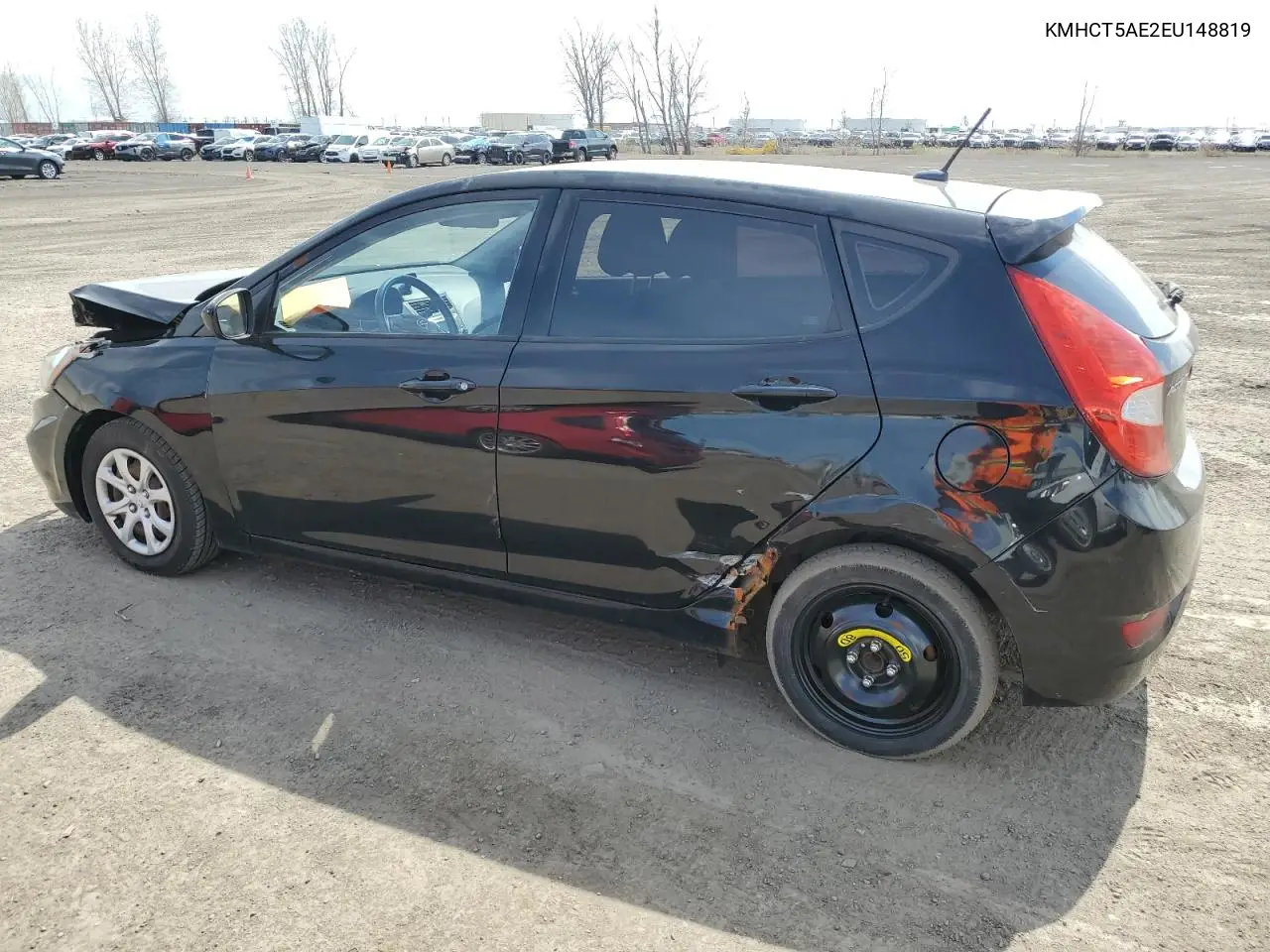 2014 Hyundai Accent Gls VIN: KMHCT5AE2EU148819 Lot: 55619315