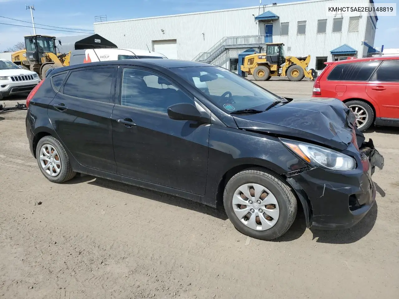 2014 Hyundai Accent Gls VIN: KMHCT5AE2EU148819 Lot: 55619315