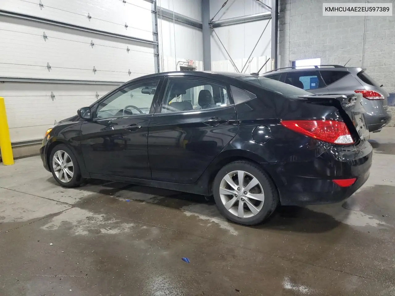 2014 Hyundai Accent Gls VIN: KMHCU4AE2EU597389 Lot: 56226615