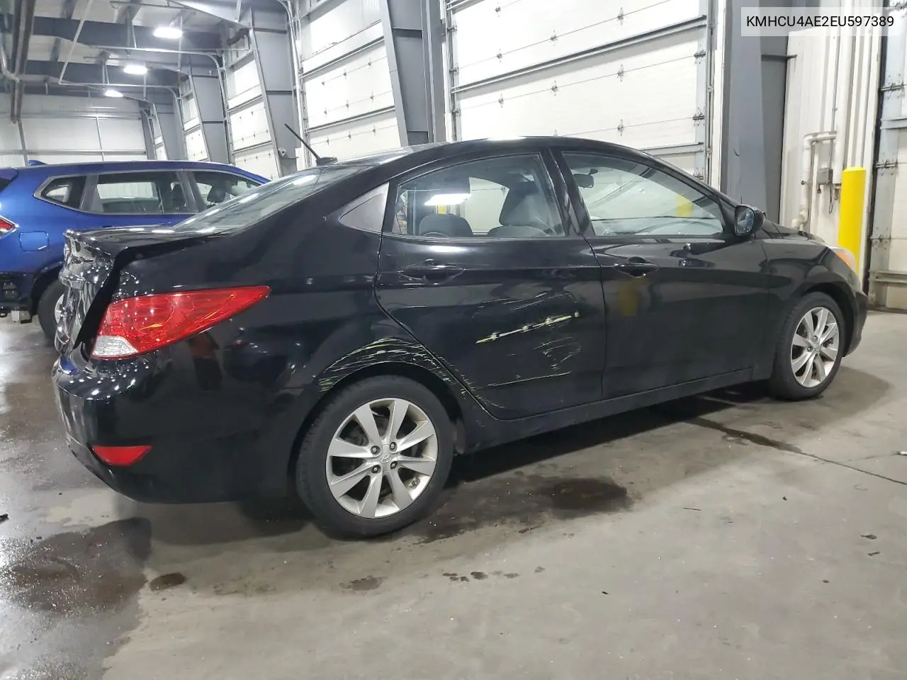 2014 Hyundai Accent Gls VIN: KMHCU4AE2EU597389 Lot: 56226615