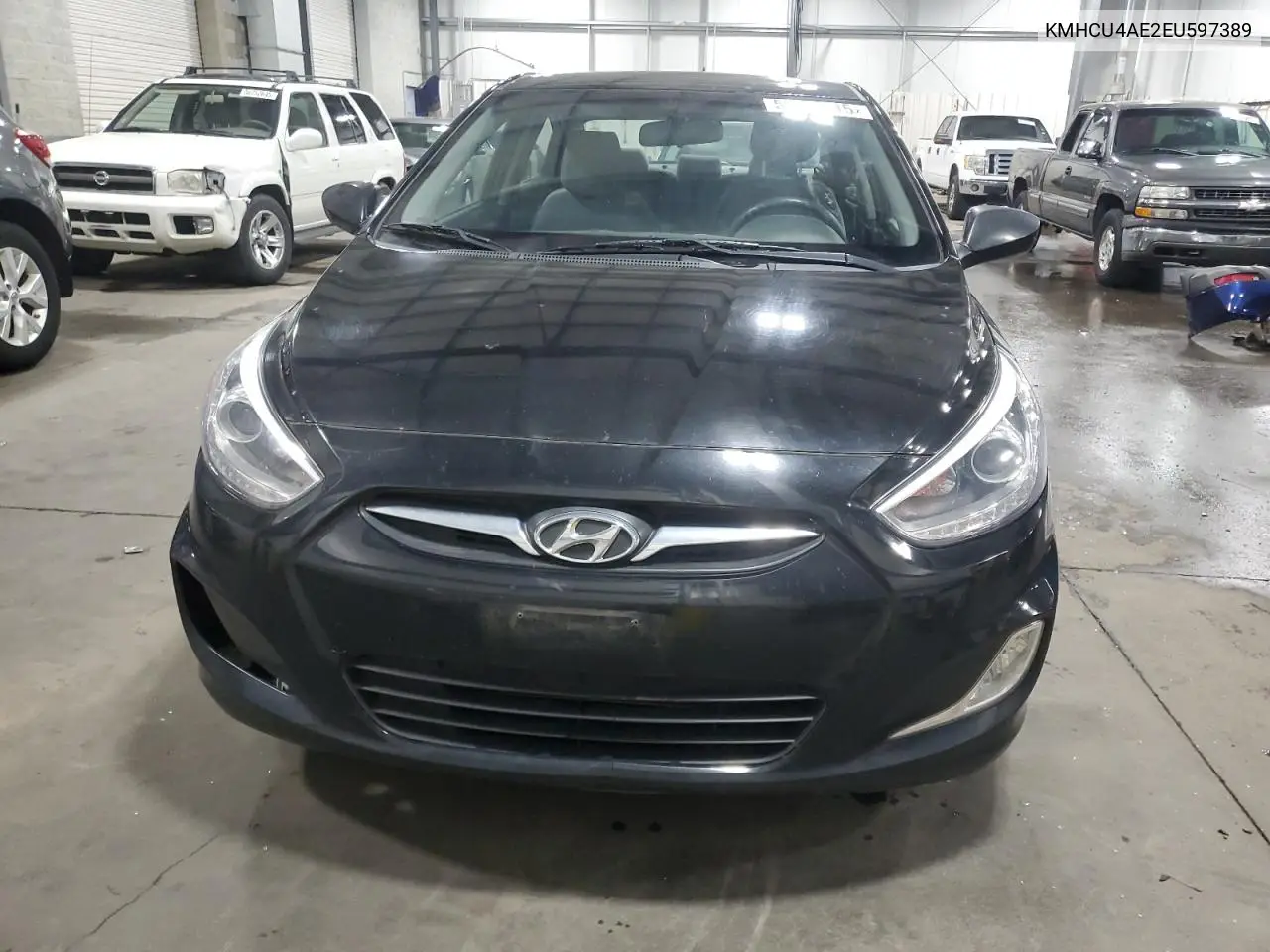 2014 Hyundai Accent Gls VIN: KMHCU4AE2EU597389 Lot: 56226615