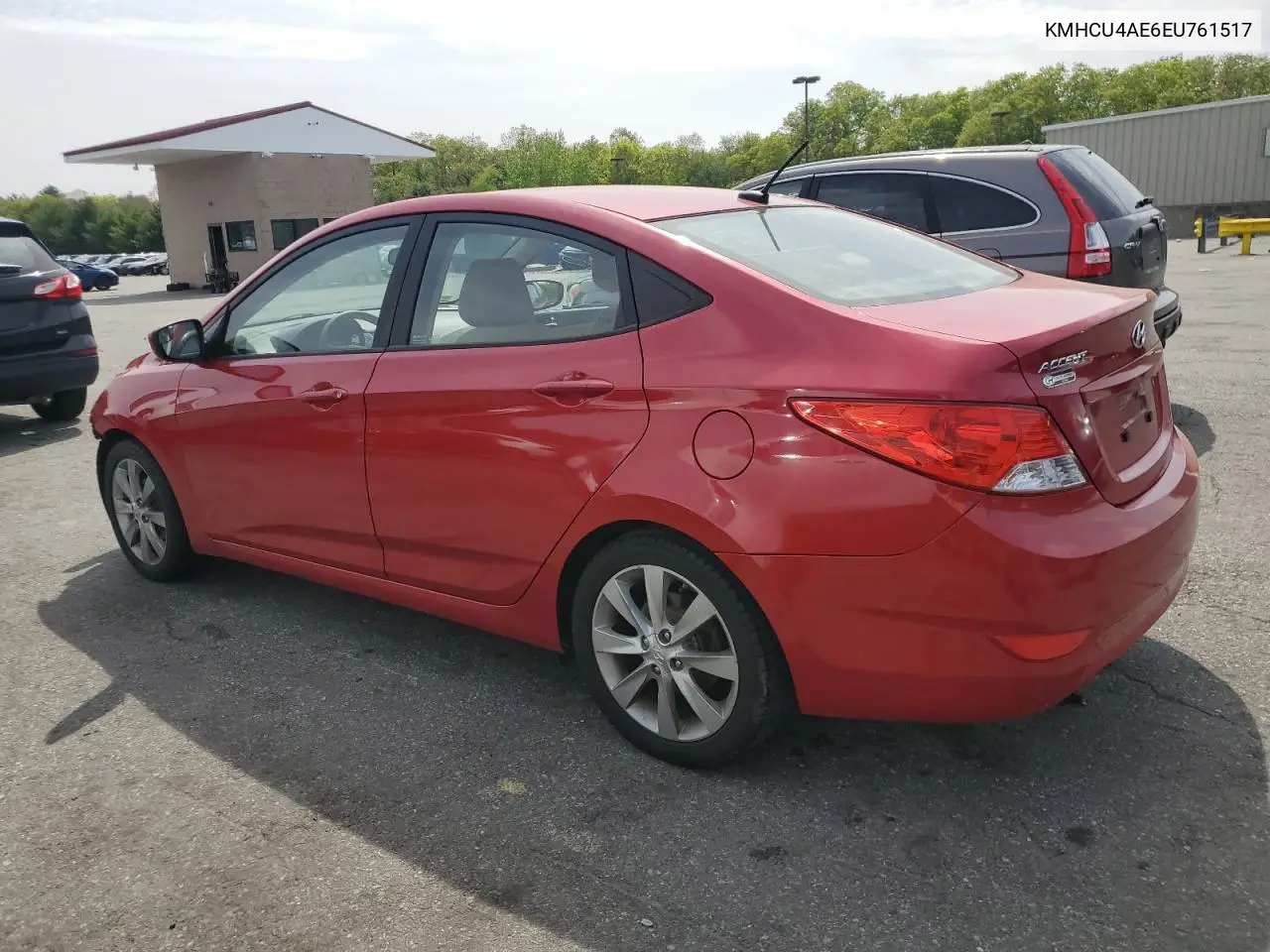 2014 Hyundai Accent Gls VIN: KMHCU4AE6EU761517 Lot: 56512765